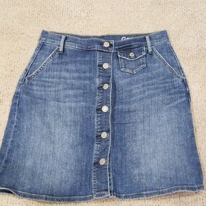 Classic Gap Denim Skirt